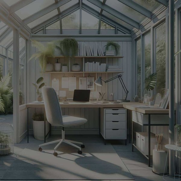 Comment organiser un espace de télétravail dans une véranda lumineuse?