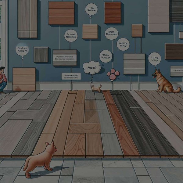 Comment choisir un revêtement de sol intérieur durable pour une maison avec animaux de compagnie ?