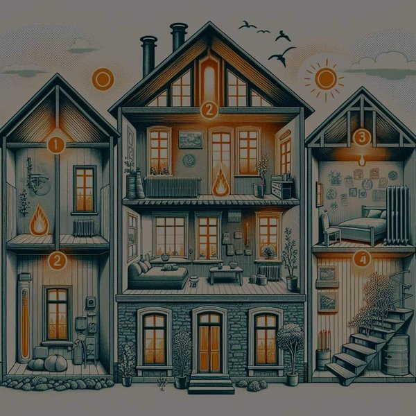 Quelles sont les options pour réduire les coûts de chauffage dans une maison ancienne avec des plafonds hauts ?