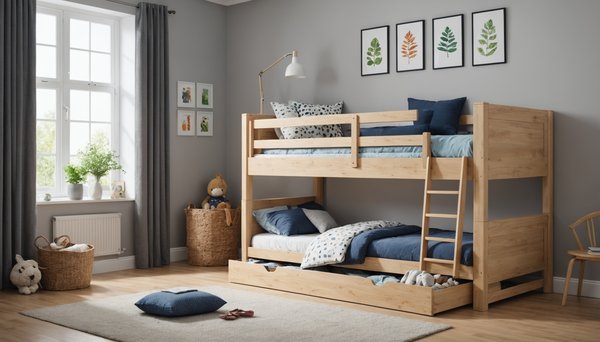 Lit enfant empilable : la solution idéale pour gagner de l'espace